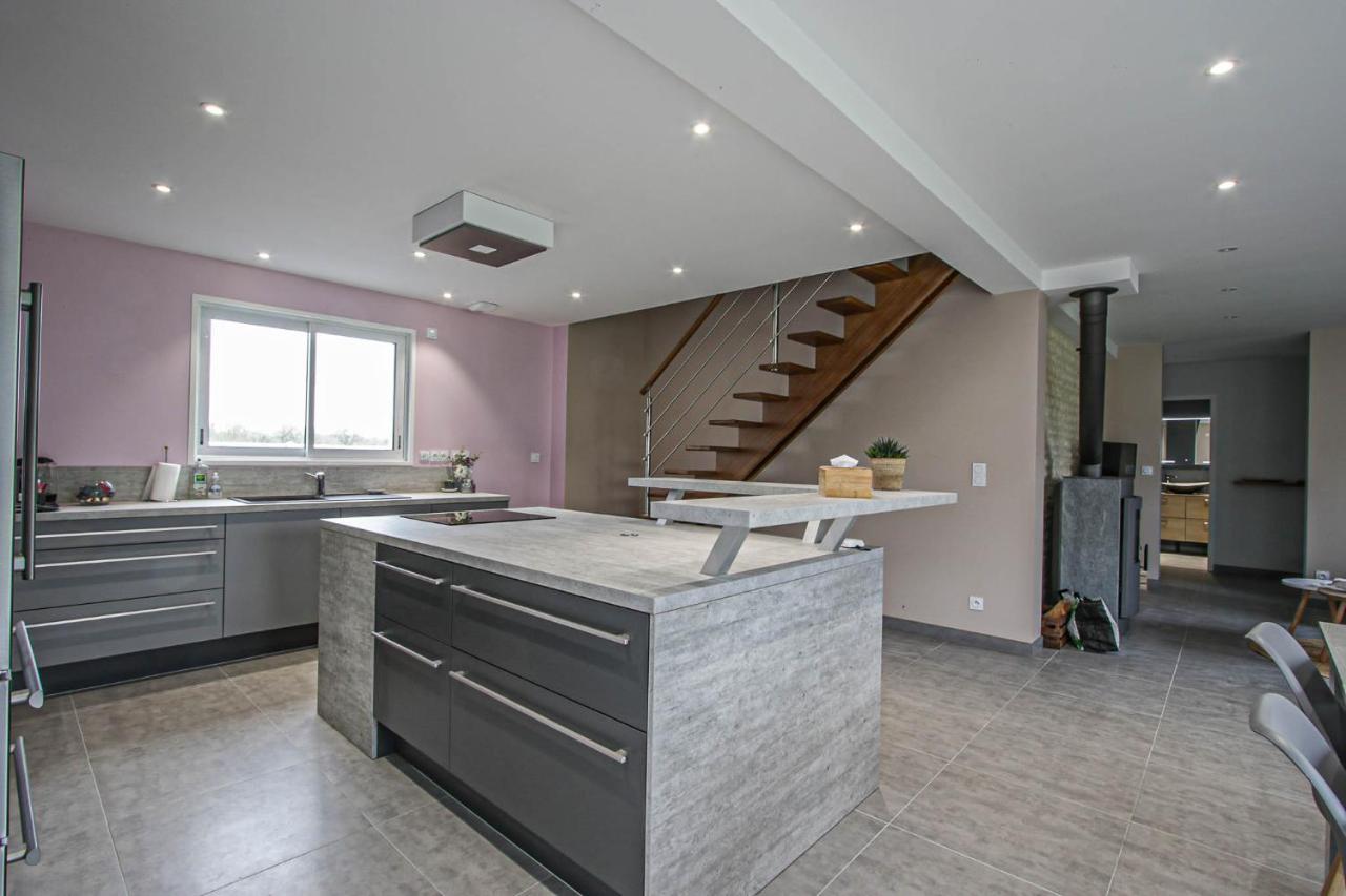 Kokana Modern Holiday Home Englesqueville-la-Percée Kültér fotó