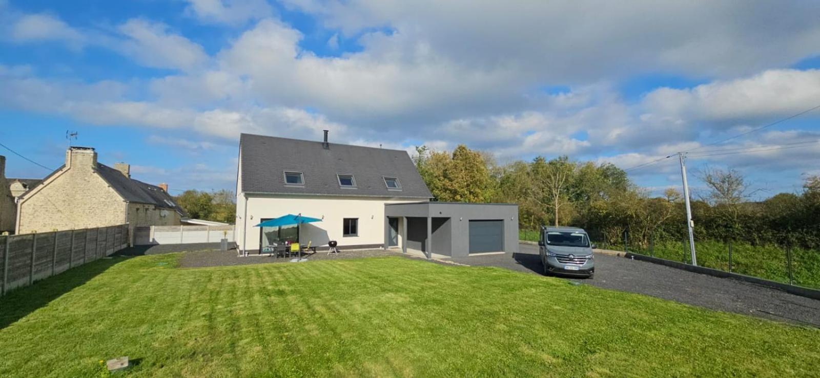 Kokana Modern Holiday Home Englesqueville-la-Percée Kültér fotó