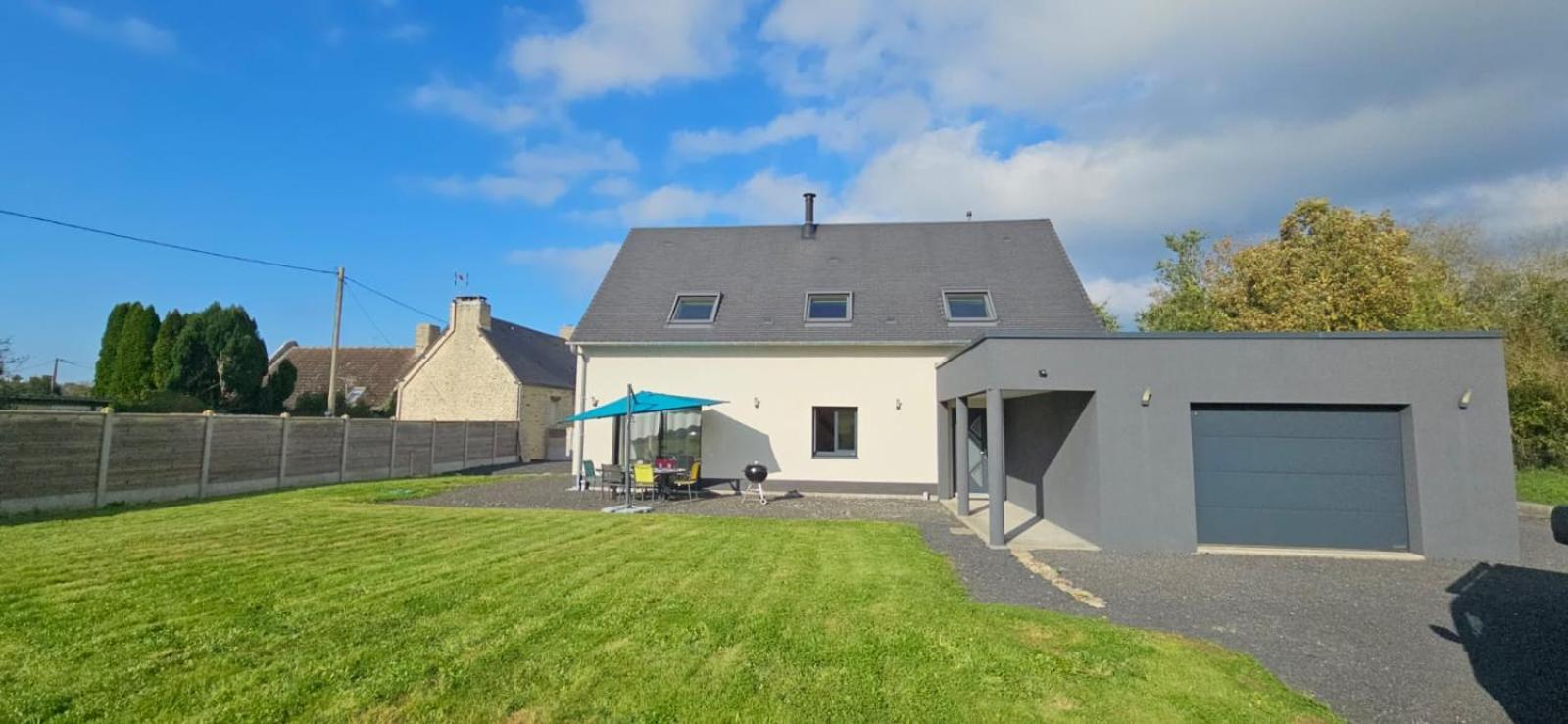 Kokana Modern Holiday Home Englesqueville-la-Percée Kültér fotó